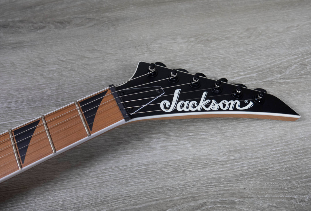 Jackson JS Series Dinky Arch Top JS24 DKAM, Caramelised Maple Fingerboard, Black Stain