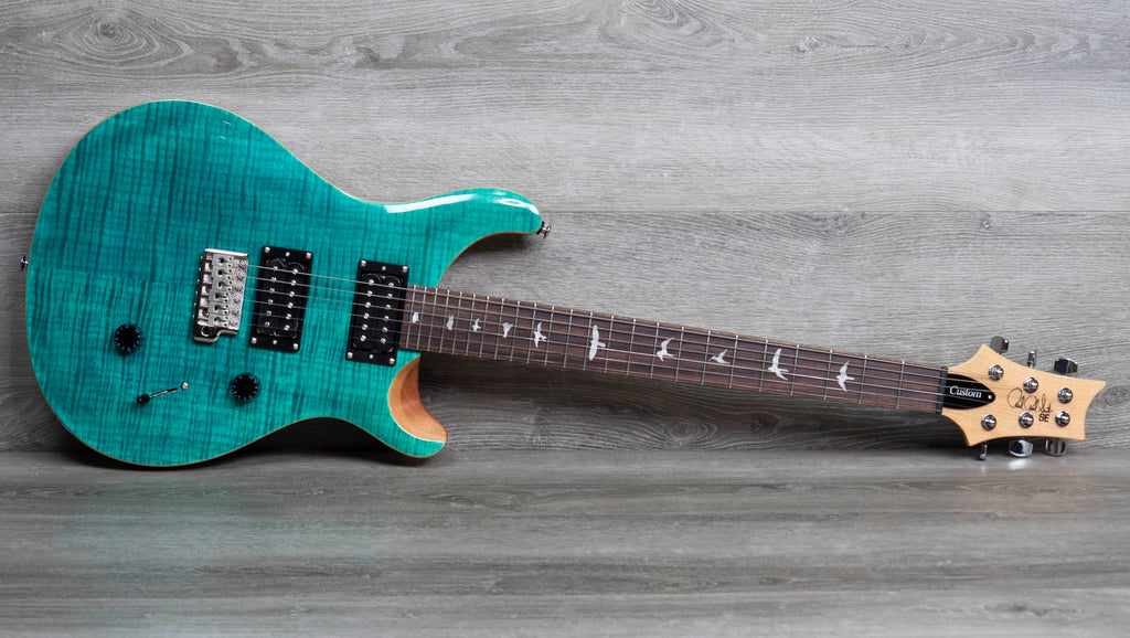 PRS SE Custom 24, Turquoise – A Strings