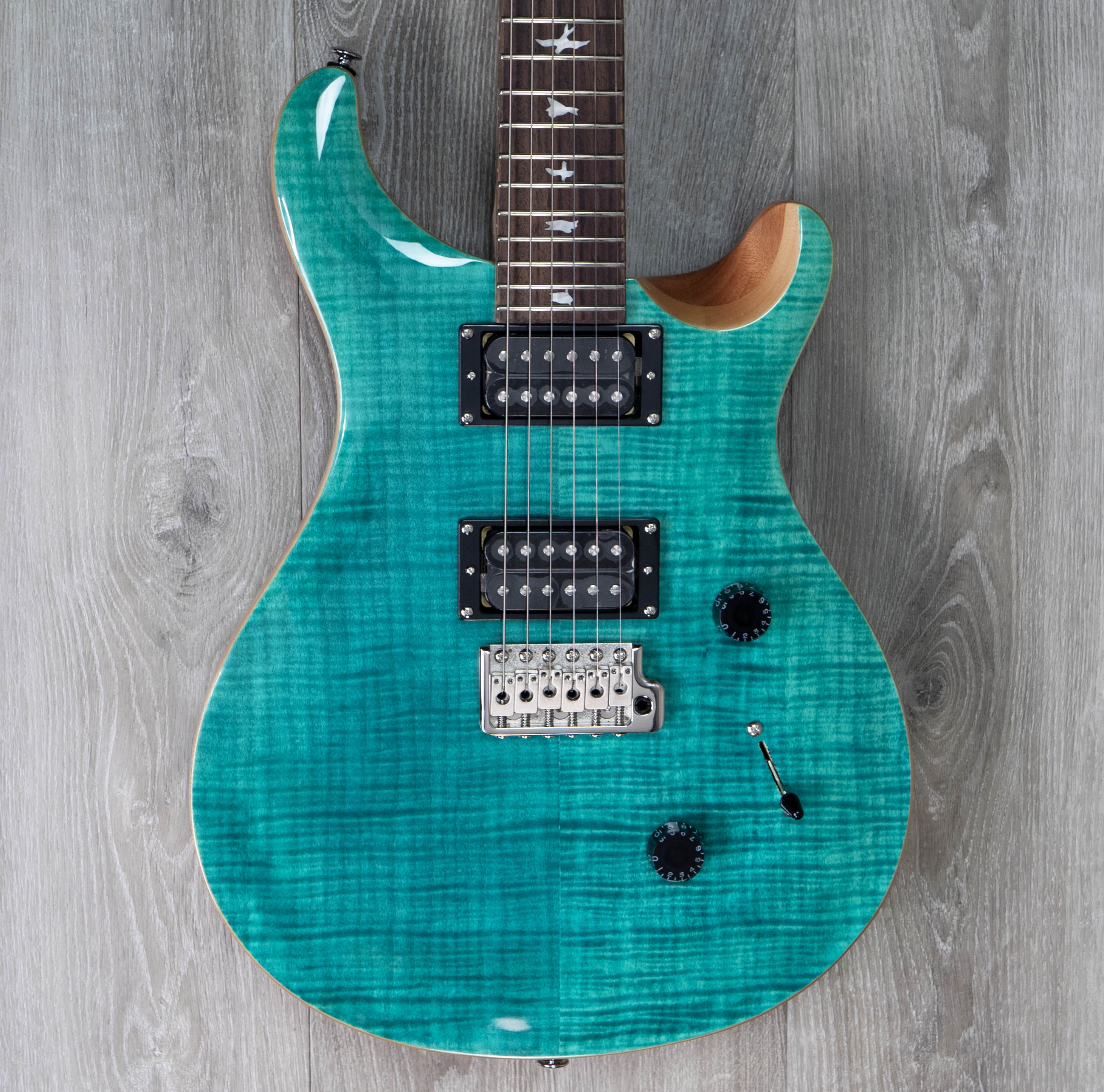 PRS SE Custom 24, Turquoise – A Strings