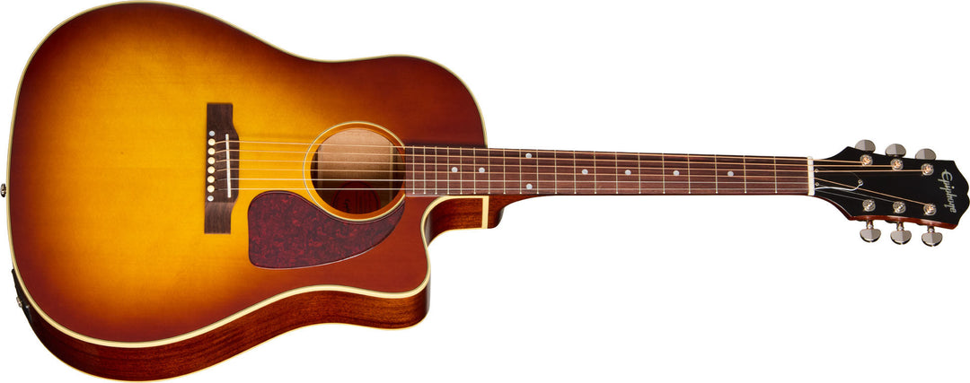 Epiphone Inspired By Gibson J-45 Standard EC Electro-Acoustic Guitar, Honey Burst