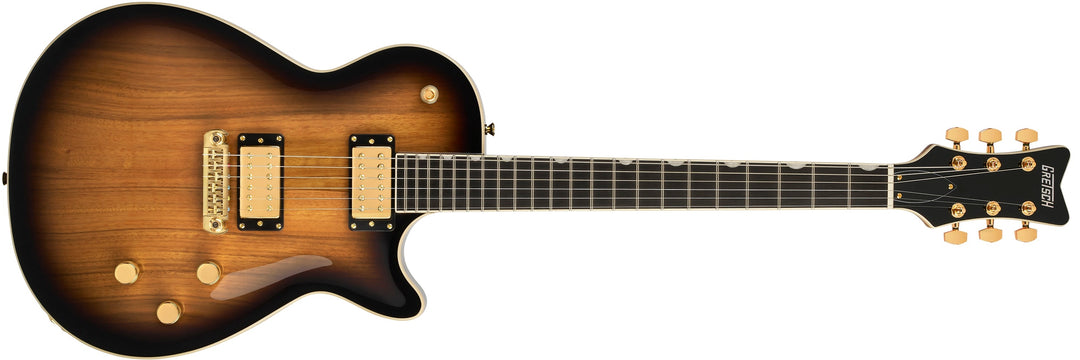 Gretsch Limited Edition Electromatic Black Limba Jet, Ebony Fingerboard, Sunburst