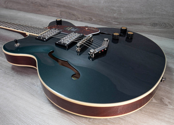 Guitare Gretsch G2622 Streamliner Center Block Double-Cut avec V-Stoptail, touche en laurier, micros Broad'Tron BT-3S, vert Cadillac