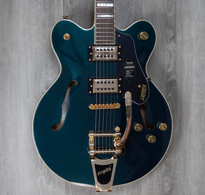 Gretsch Limited Edition G2622TG Streamliner Center Block Double-Cut with Bigsby, Laurel Fingerboard, Broad’Tron BT-3S Pickups, Midnight Sapphire