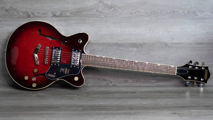 Gretsch G2655 Streamliner Center Block Jr. Double-Cut with V-Stoptail, Laurel Fingerboard, Claret Red