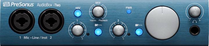 PreSonus AudioBox iTwo Interface, Blue