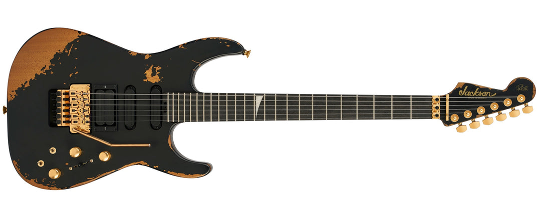 Jackson Pro Series Signature Phil Collen PC1-E, Ebony Fingerboard, Worn Black