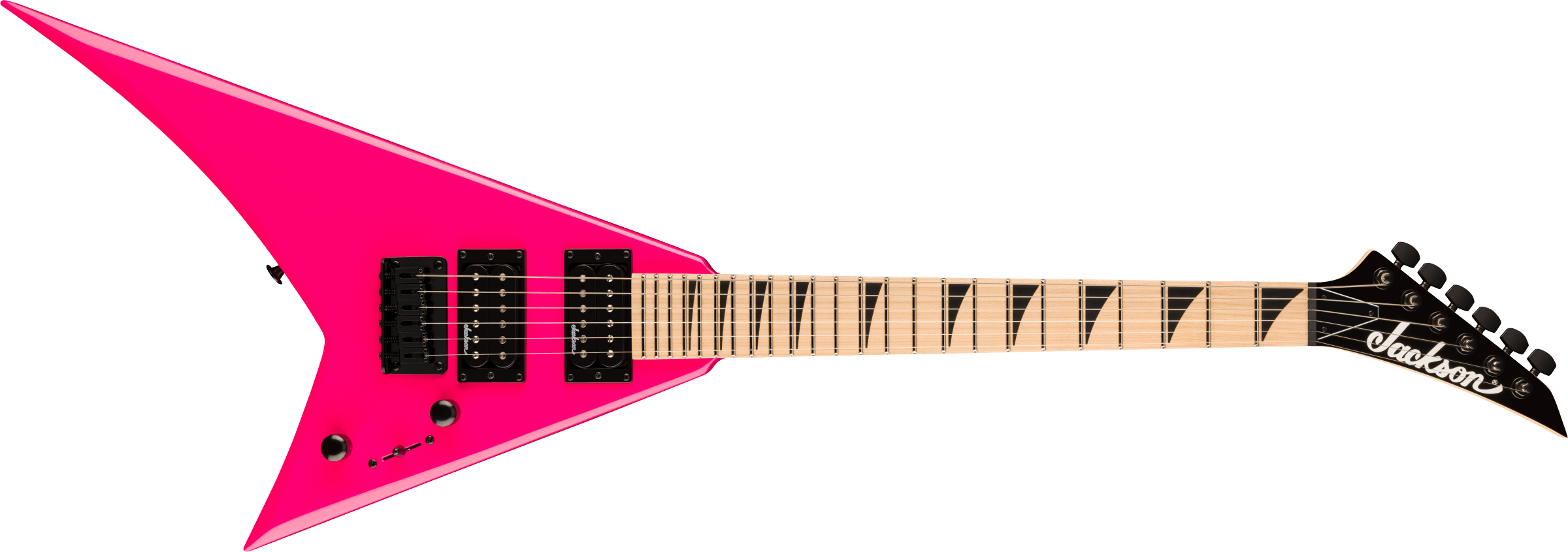 Jackson JS Series RR Minion JS1X, Maple Fingerboard, Neon Pink – A Strings