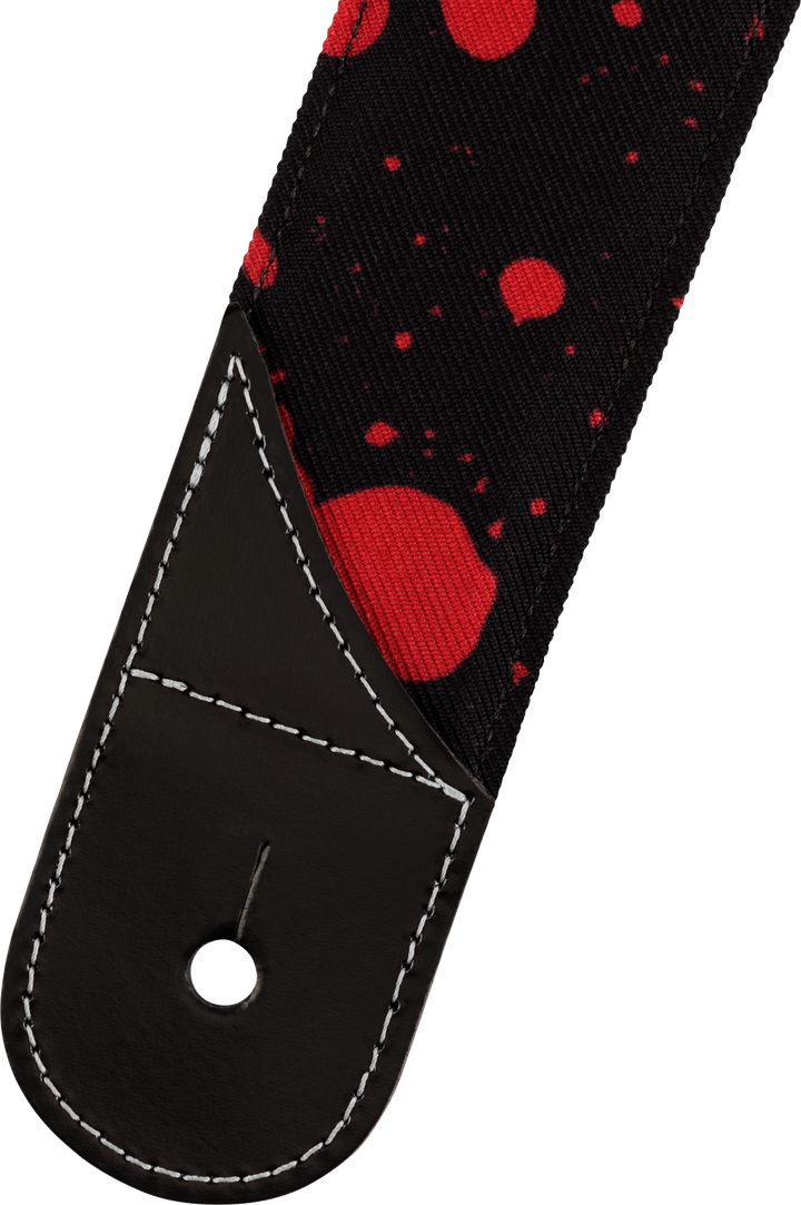 Jackson Splatter Strap, Black and Red