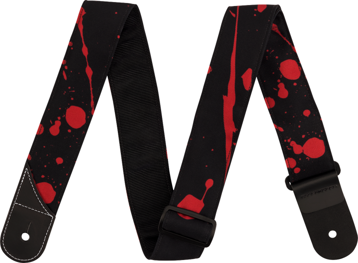 Jackson Splatter Strap, Black and Red