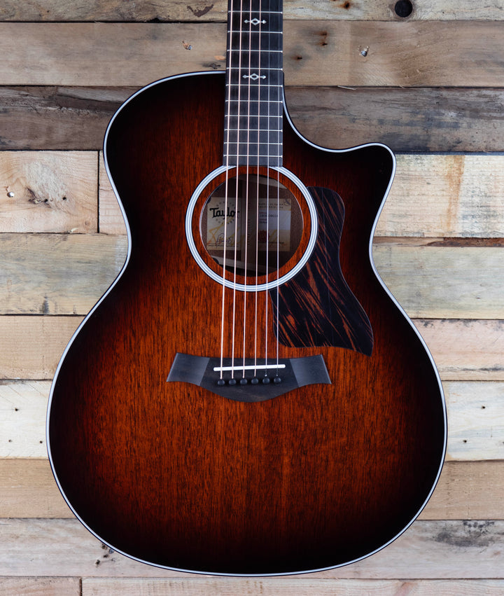 Taylor 324ce Next Generation Grand Auditorium Acoustic-Electric Guitar – Tropical Mahogany