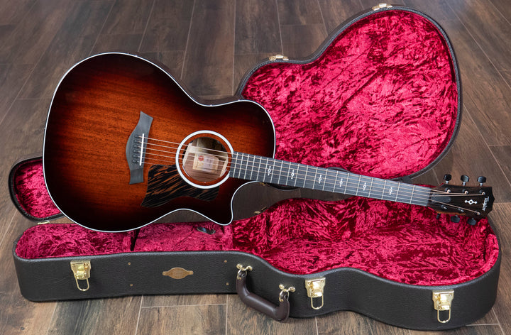 Taylor 324ce Next Generation Grand Auditorium Acoustic-Electric Guitar – Tropical Mahogany