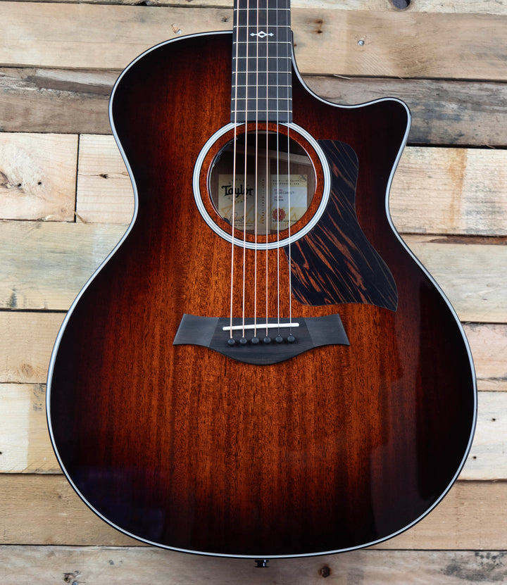 Taylor 324ce Next Generation Grand Auditorium Acoustic-Electric Guitar – Tropical Mahogany