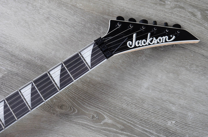 Jackson JS Series Dinky Arch Top JS32Q DKA, diapasón de amaranto, verde transparente