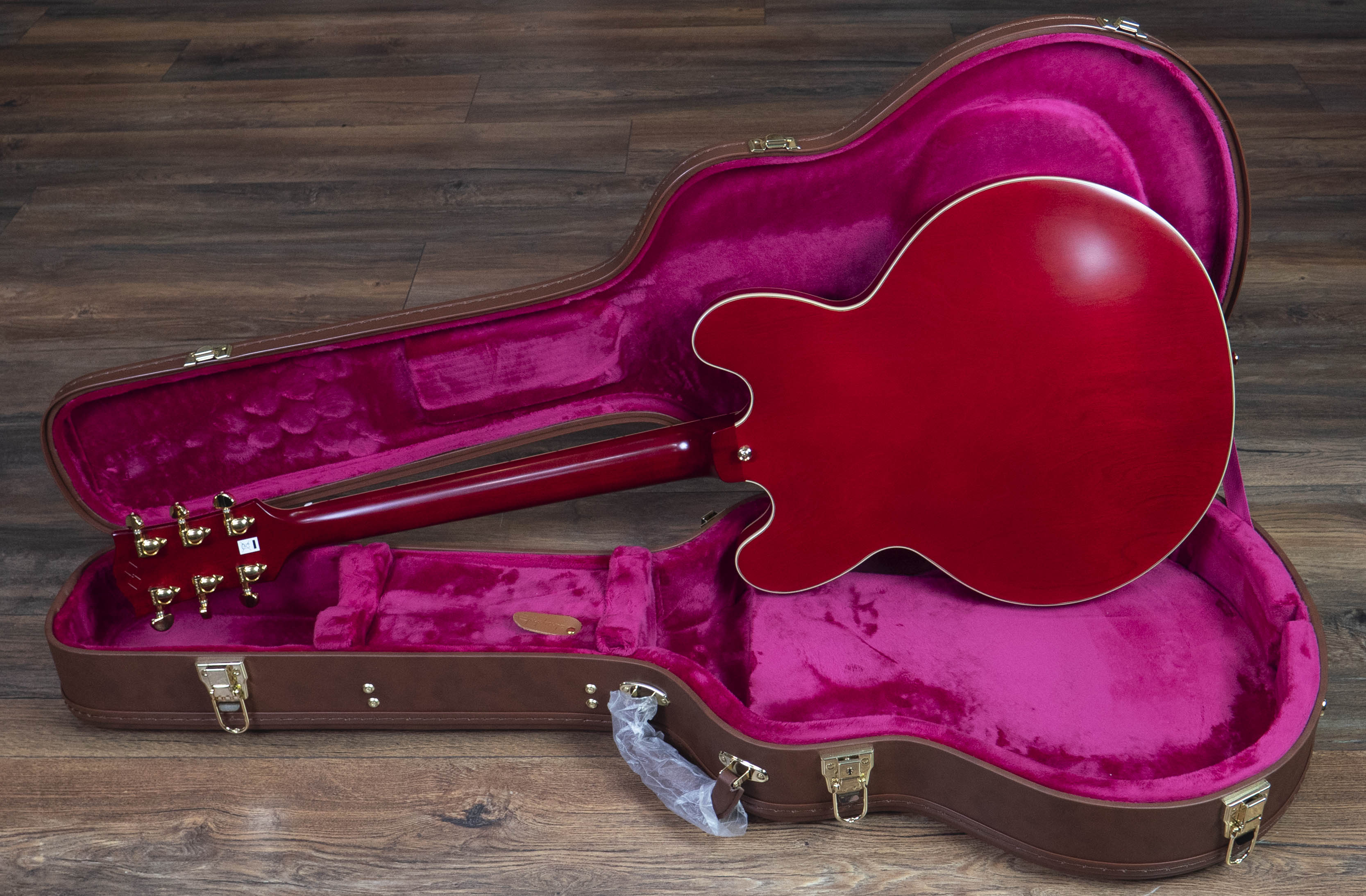 Epiphone Inspired by Gibson 1959 ES-355, Cherry Red – A Strings