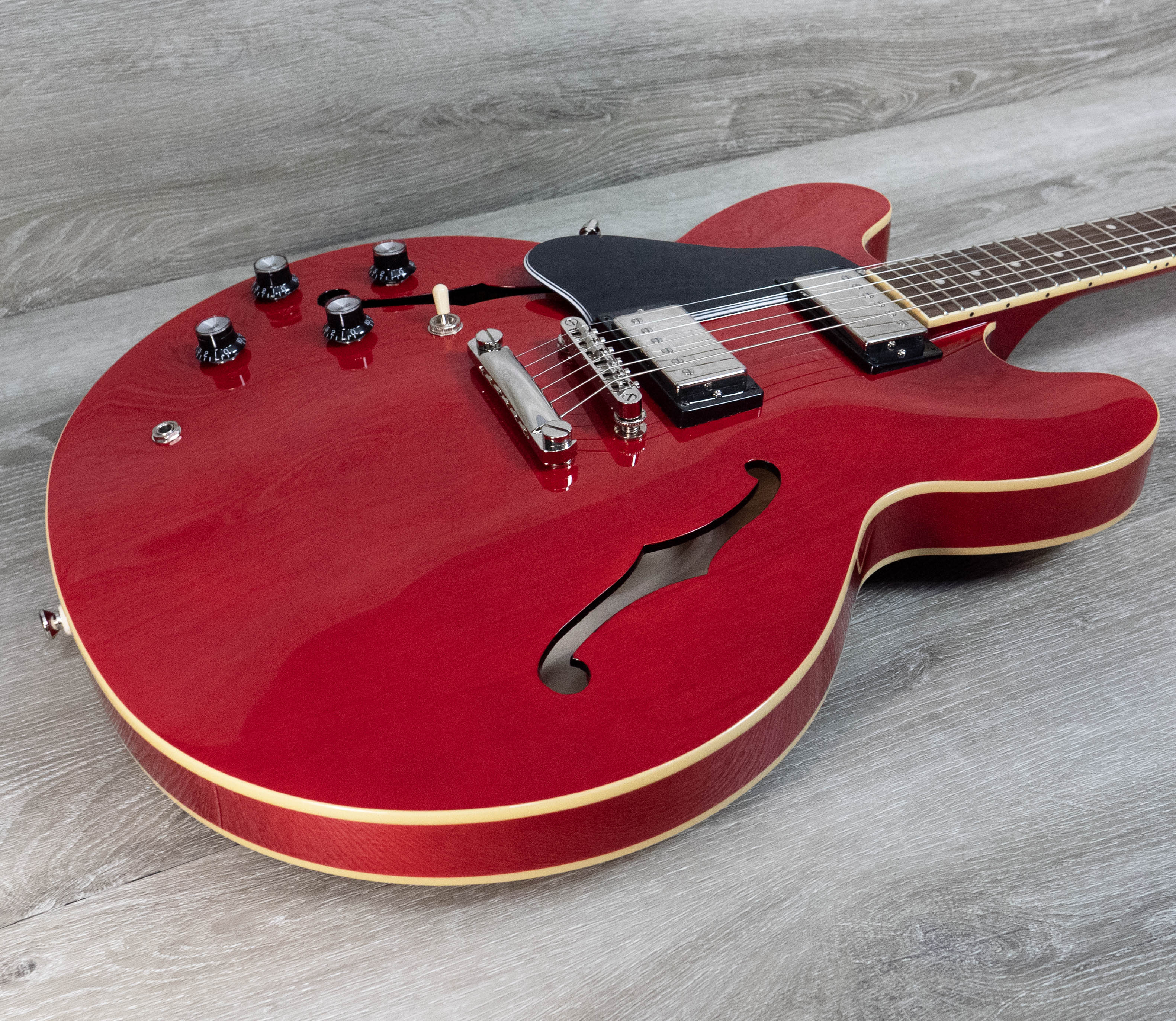 Epiphone ES-335 Left-Handed, Cherry – A Strings