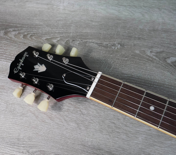 Epiphone ES-335 pour gaucher, cerisier