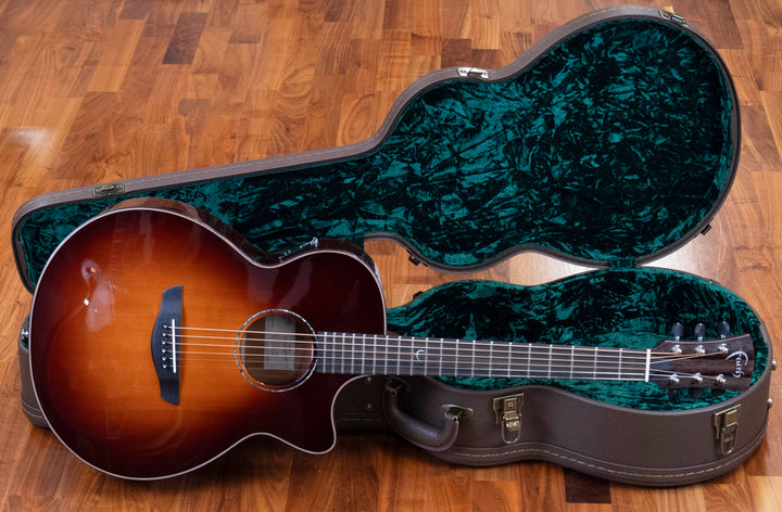 Faith Classic Burst Venus Electro-Acoustic, 45mm Nut, All Solid, Red Cedar Top, Mahogany Back