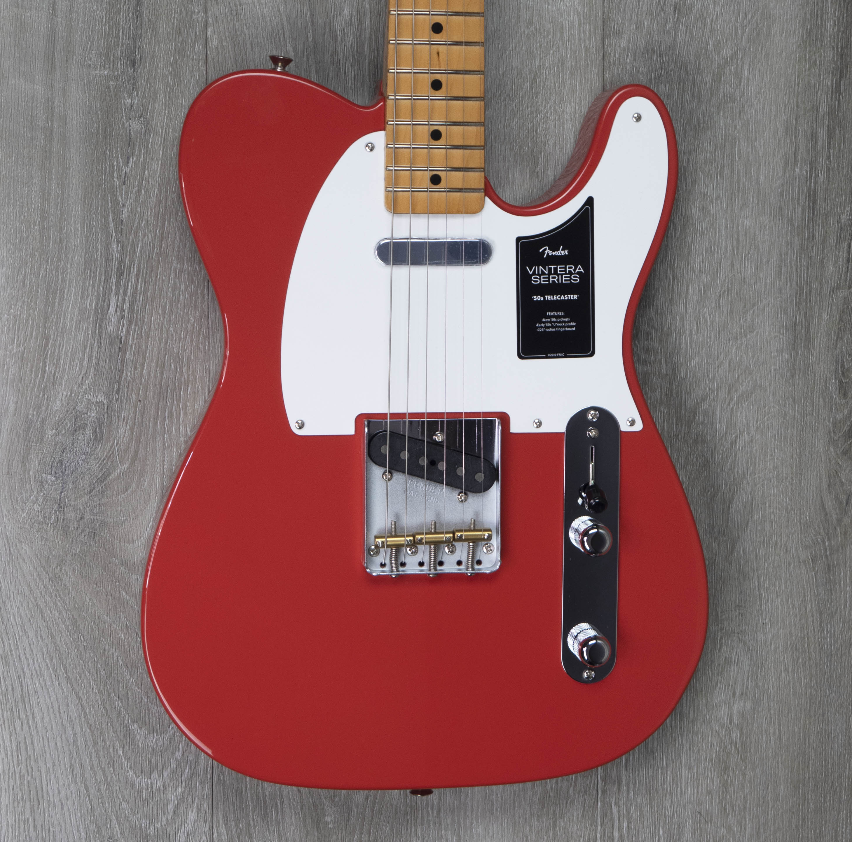 Fender Vintera 50s Telecaster, Maple Fingerboard, Fiesta Red – A 