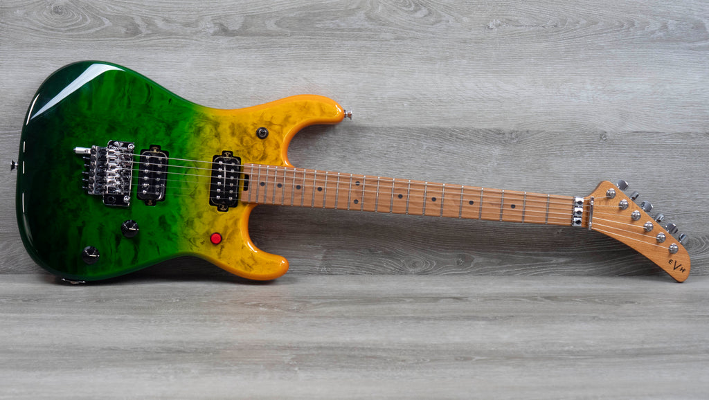 EVH 5150 Series Deluxe QM, Baked Maple, Limeade Zest – A Strings