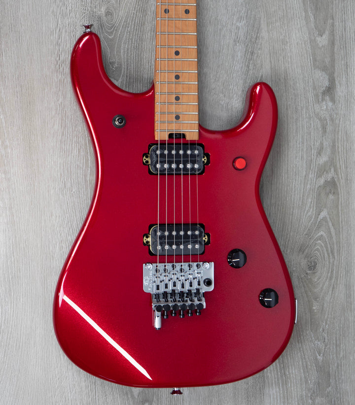 EVH 5150 Series Deluxe, Baked Maple, Candy Apple Red Metallic