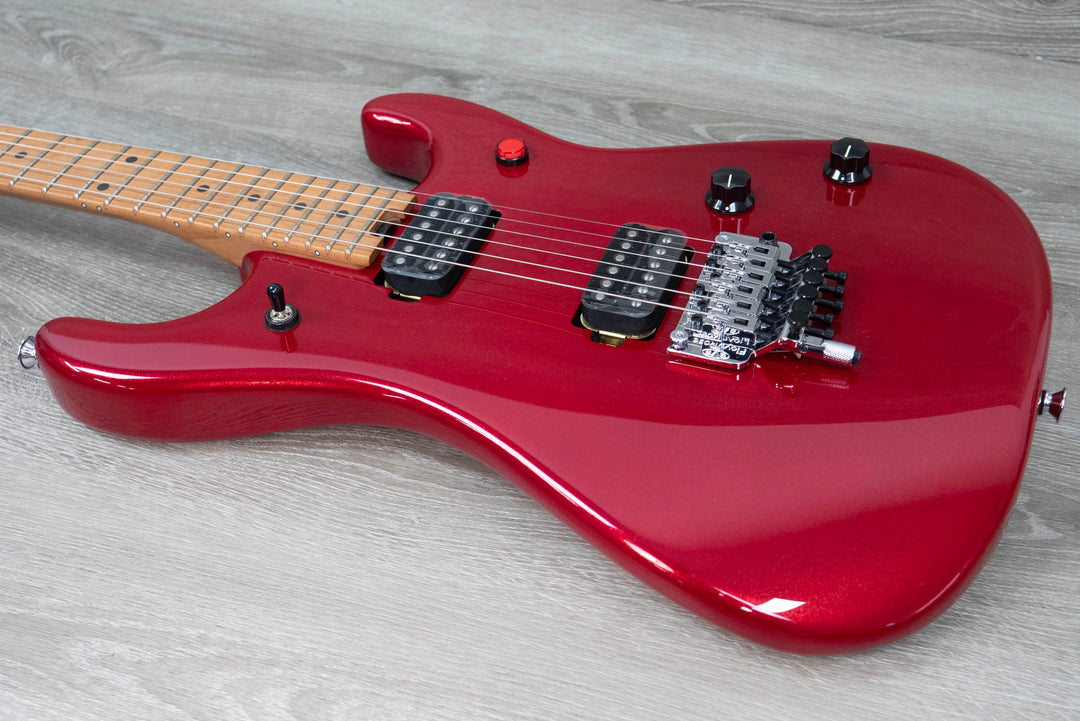 EVH 5150 Series Deluxe, Baked Maple, Candy Apple Red Metallic