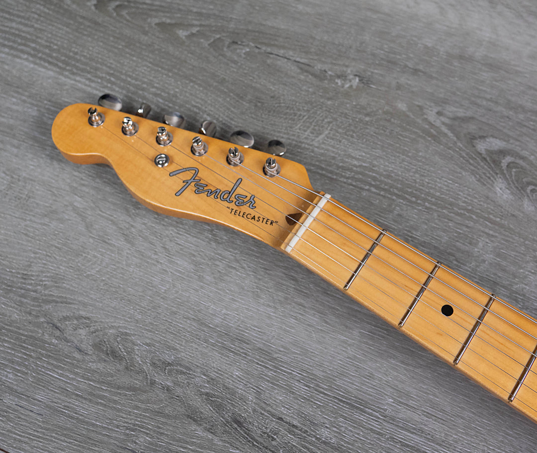 Fender American Vintage II 1951 Telecaster pour gaucher, touche en érable, couleur caramel