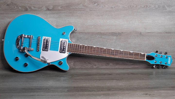 Guitare électrique Gretsch G5232T Electromatic Double Jet FT avec Bigsby, touche Laurel, Kailani Blue