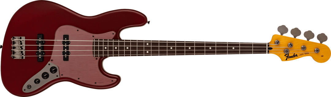 Fender Made in Japan Hybrid II 2026 Collection Jazz Bass, Rosewood Fingerboard, Matte Inferno Red