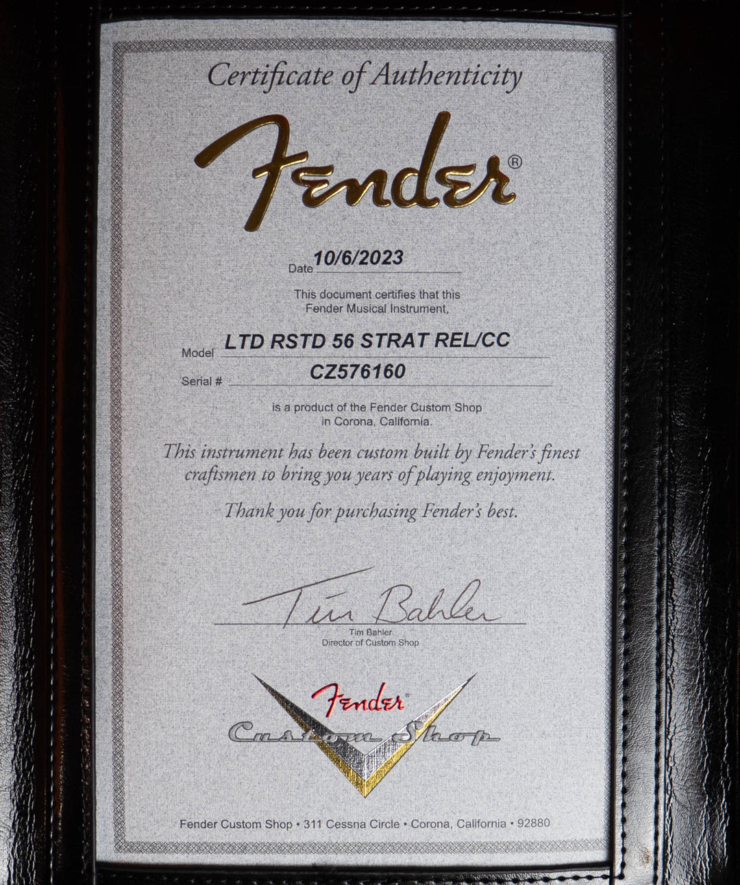 Fender Custom Shop Limited Edition Roasted '56 Stratocaster Relic, herrajes Closet Classic, color mandarina caramelo envejecida