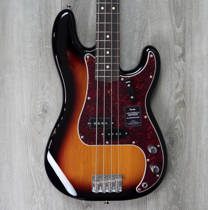 Fender Vintera II 60s Precision Bass, Rosewood Fingerboard, 3-Colour Sunburst