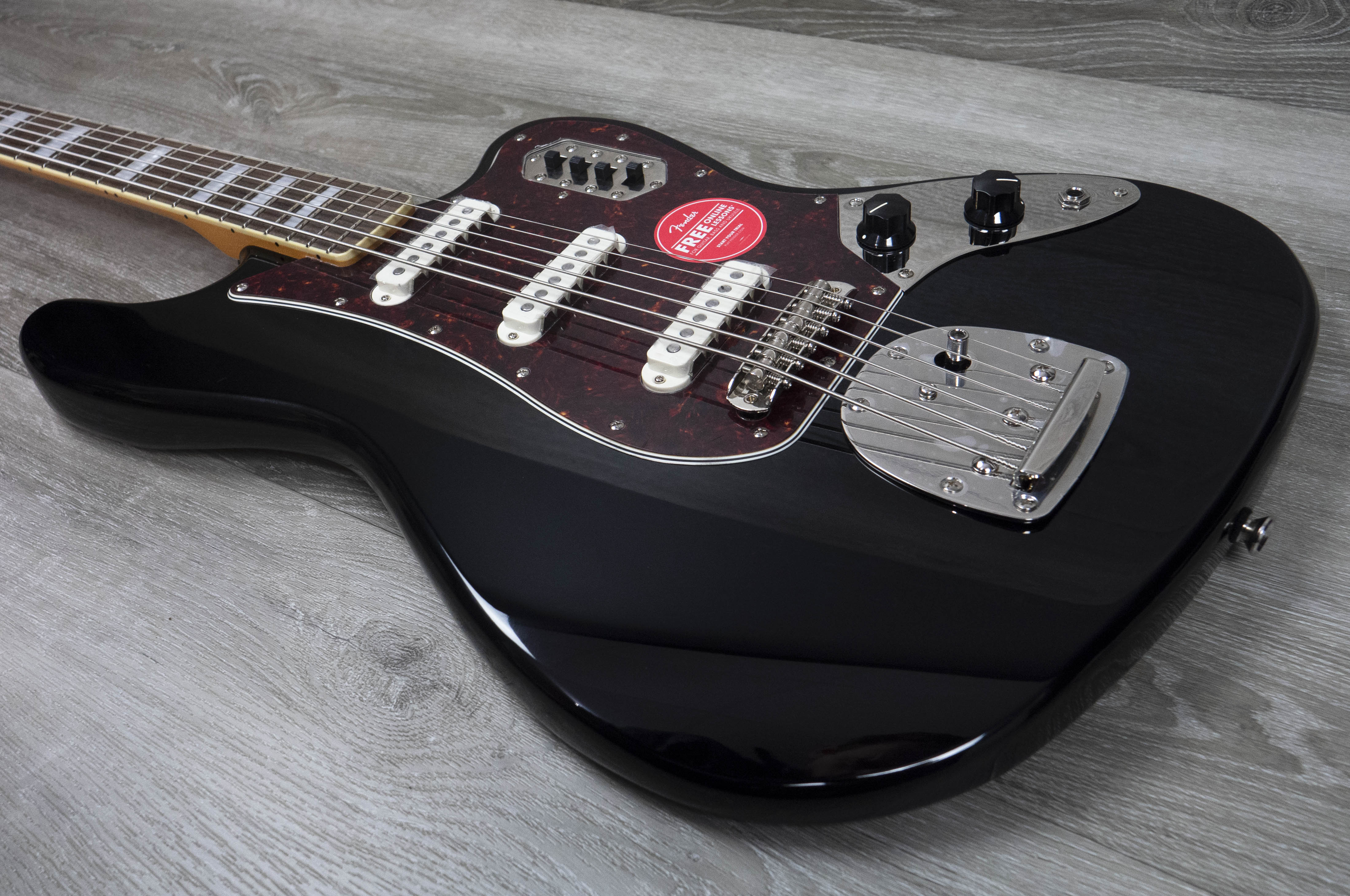 Squier Classic Vibe Bass VI, Laurel Fingerboard, Black – A