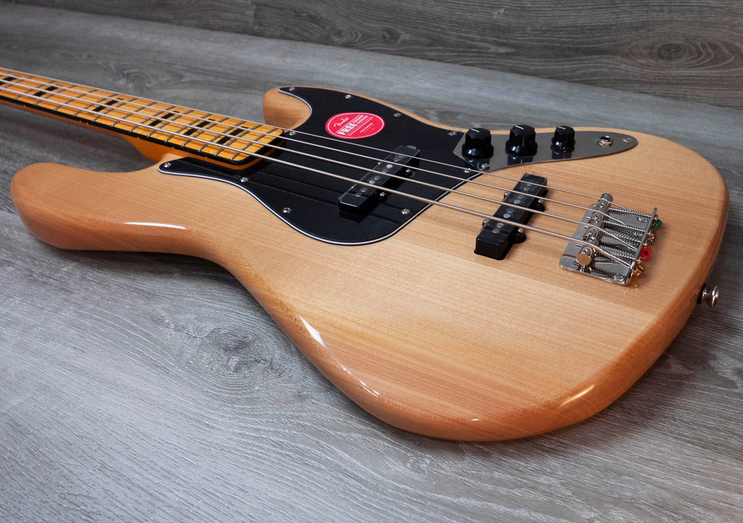 Squier Classic Vibe 70s Jazz Bass, Maple Fingerboard, Natural