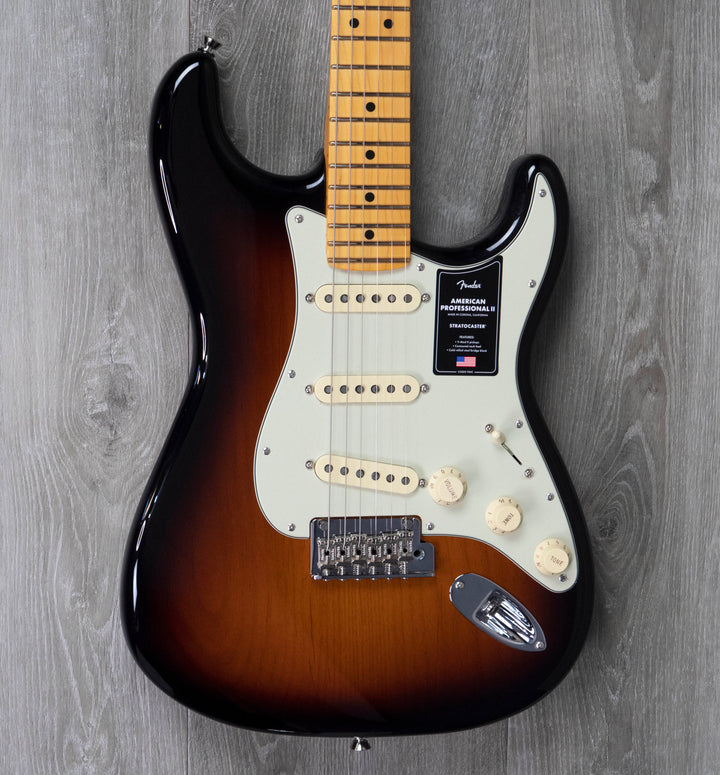 Fender American 70th Anniversary Professional II Stratocaster, Maple Fingerboard, Anniversary 2-Colour Sunburst