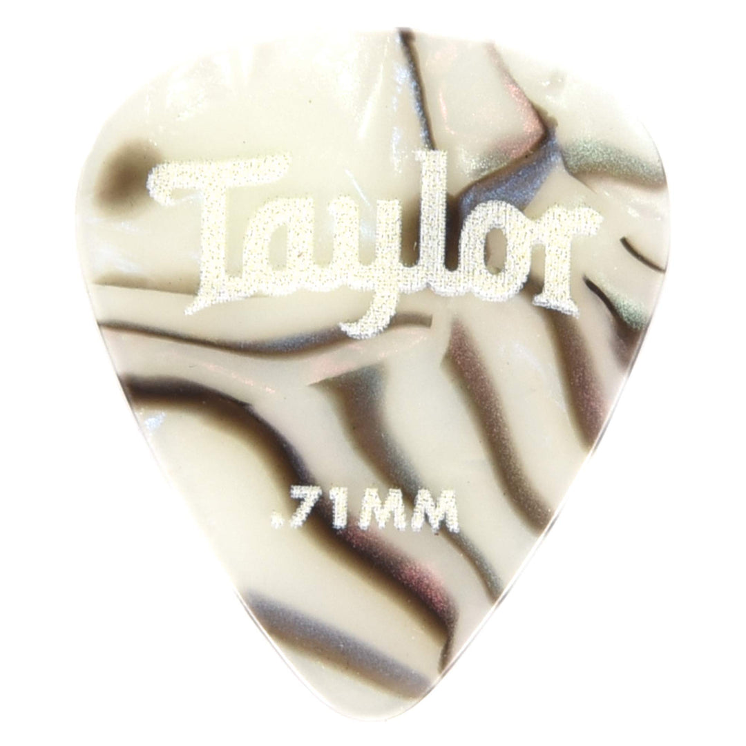 Taylor Celluloid 351 Guitar Picks – Abalone, 0.71mm (12-pack)