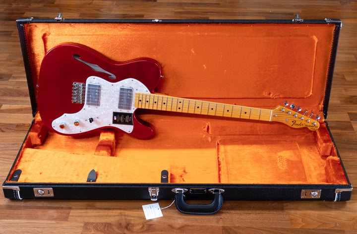 Fender American Vintage II 1972 Telecaster Thinline, Maple Fingerboard, Candy Apple Red