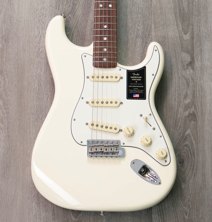 Fender American Vintage II 1973 Stratocaster, Maple Fingerboard, Olympic White