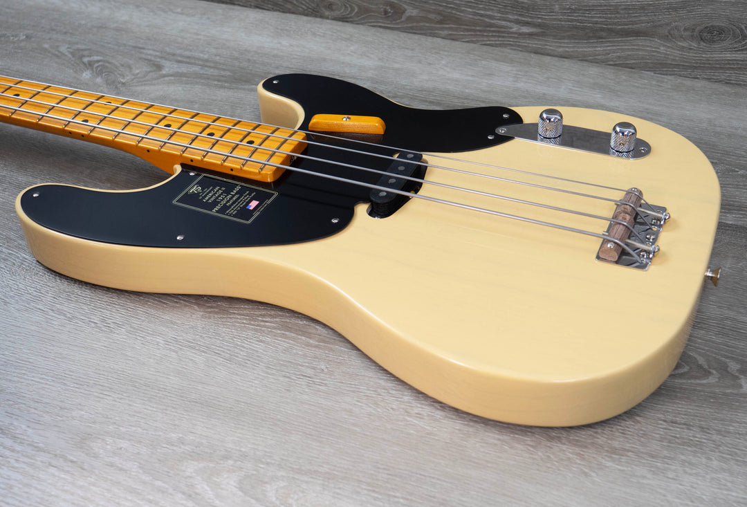 Fender 75th Anniversary Fender American Vintage II 1951 Precision Bass, Maple Fingerboard, Butterscotch Blonde