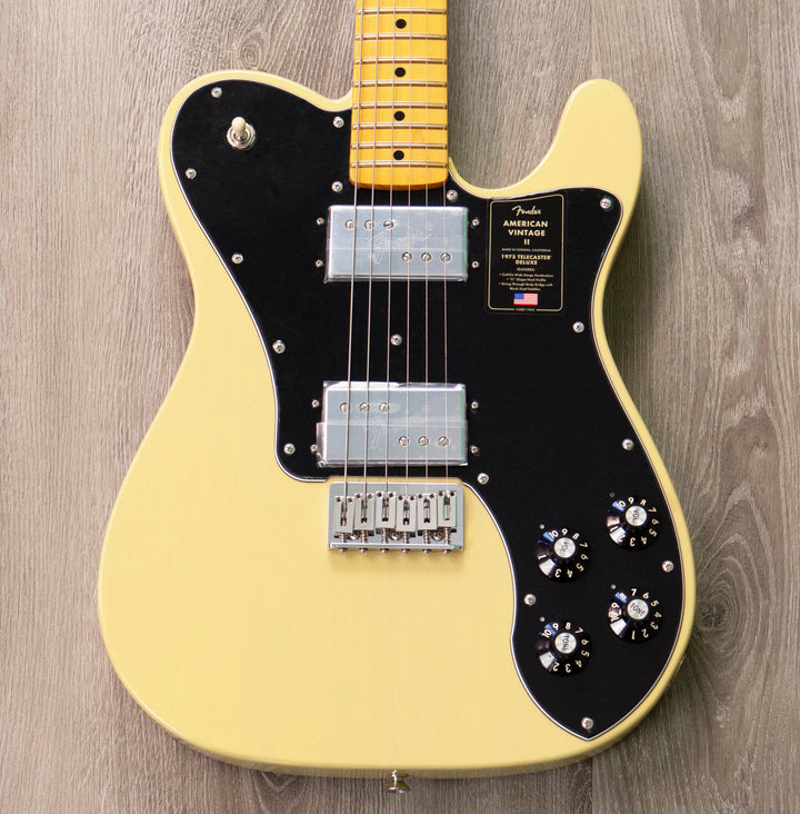 Fender American Vintage II 1975 Telecaster Deluxe, Maple Fingerboard, Vintage Blonde