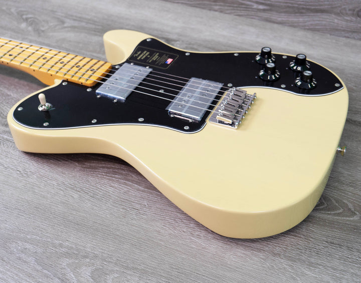 Fender American Vintage II 1975 Telecaster Deluxe, Maple Fingerboard, Vintage Blonde