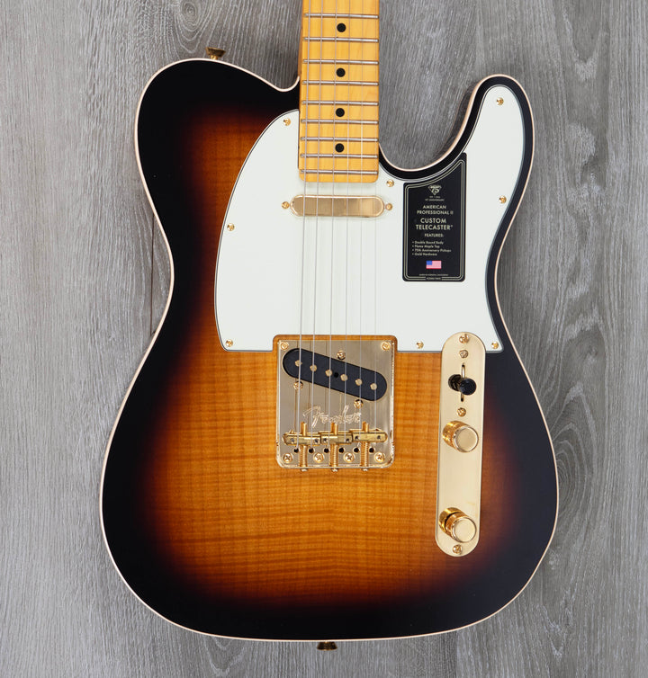 Fender 75th Anniversary American Professional Custom Telecaster, Maple Fingerboard, 2-Color Sunburst