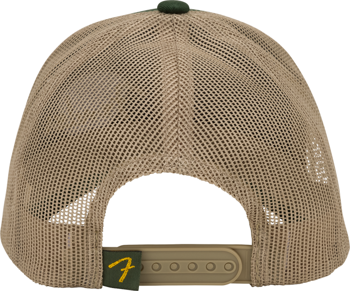 Fender Globe Pick Patch Hat, Green/Khaki, One Size