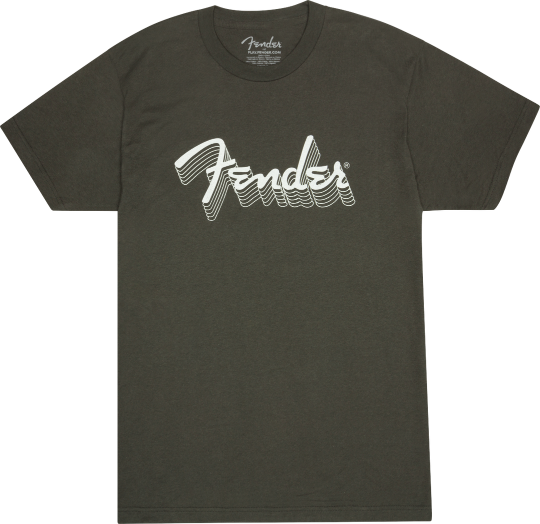 Fender Reflective Ink T-Shirt, Charcoal