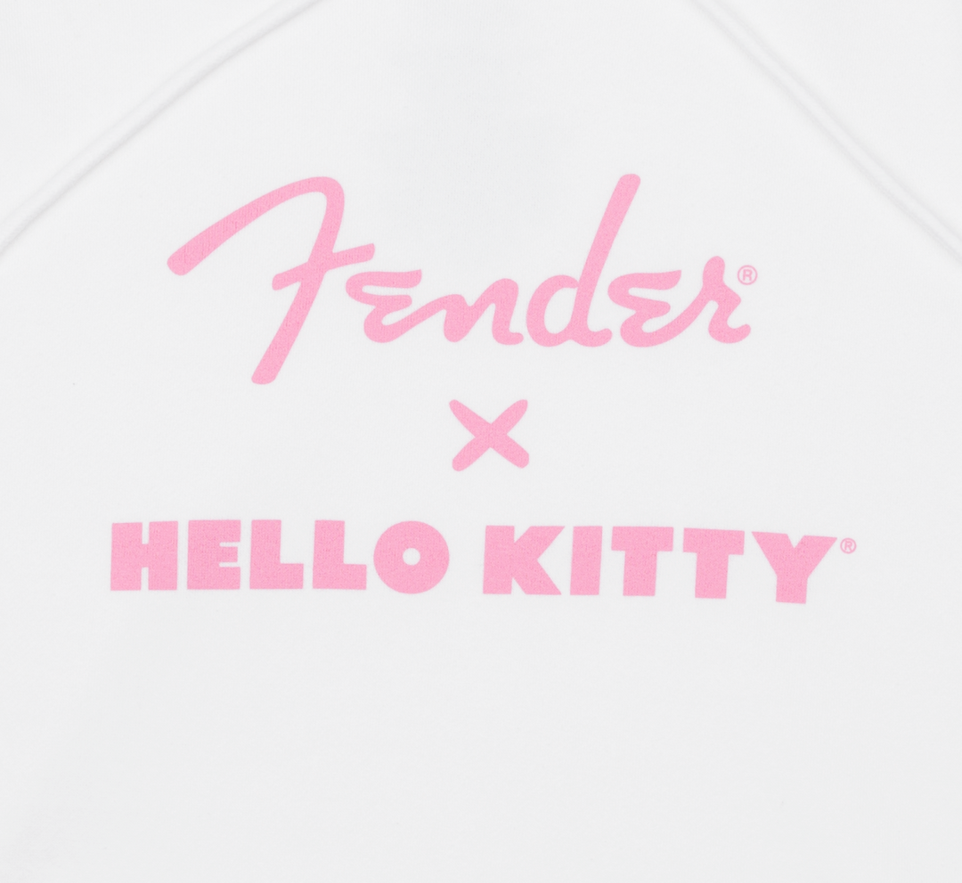 Fender X Hello Kitty Sleeve Logo Hoodie, White