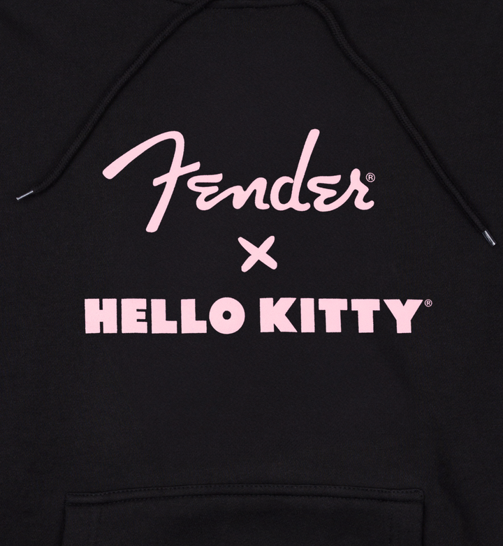 Fender X Hello Kitty Sleeve Logo Hoodie, Black