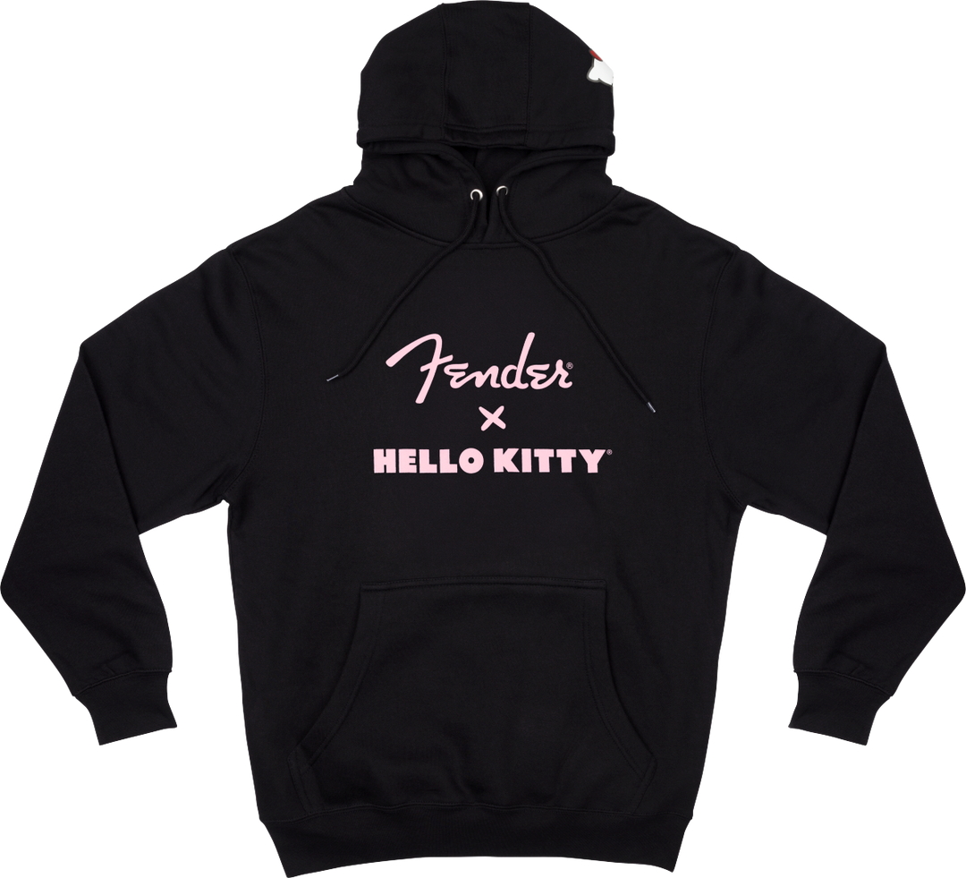 Fender X Hello Kitty Sleeve Logo Hoodie Black A Strings
