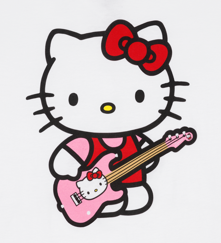 Fender X Hello Kitty Front Logo T-Shirt, White