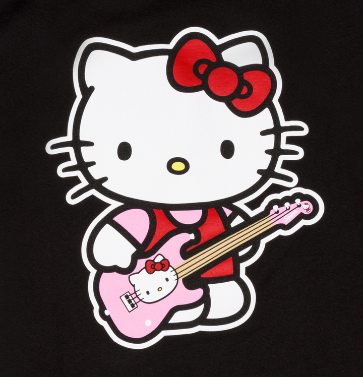 Fender X Hello Kitty Back Logo T-Shirt, Black