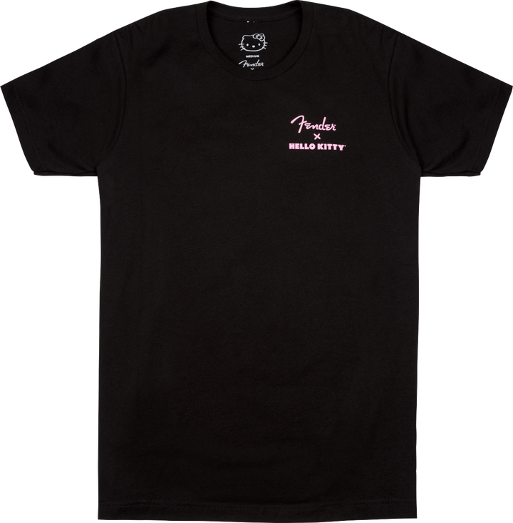 Fender X Hello Kitty Back Logo T-Shirt, Black