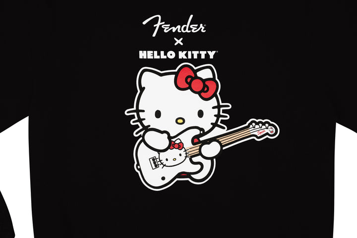 Fender x Hello Kitty Crewneck Logo Sweatshirt, Black