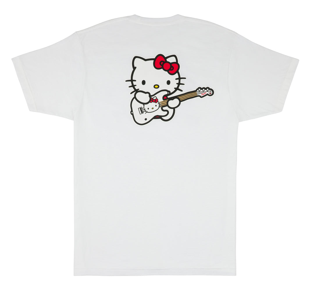 Fender x Hello Kitty Logo Tee, White